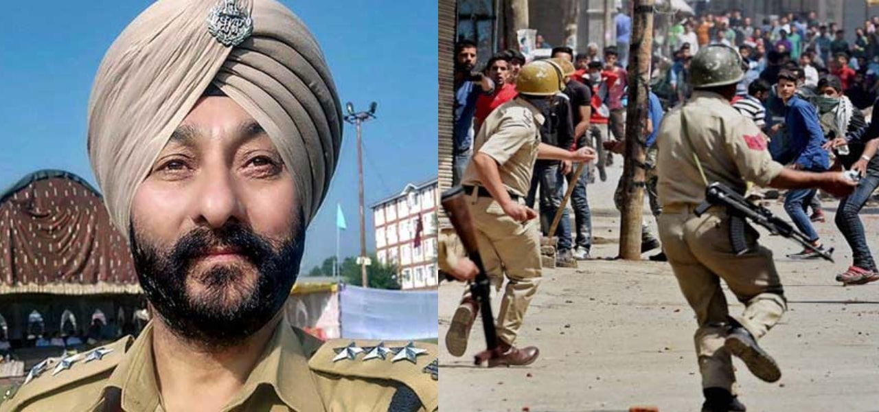 Indian Police Officer Kashmiri Fighters