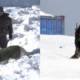 Indian Soldier Slips On Snow Pakistan