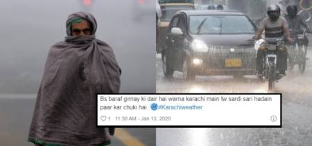 cold wave in karachi