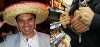 Indian Banker Steal Food