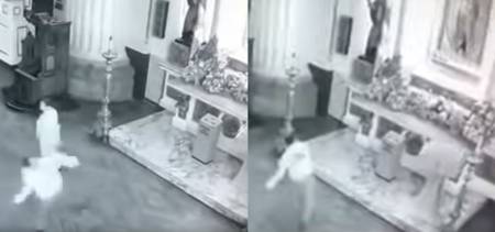 Man Destroys Shrine