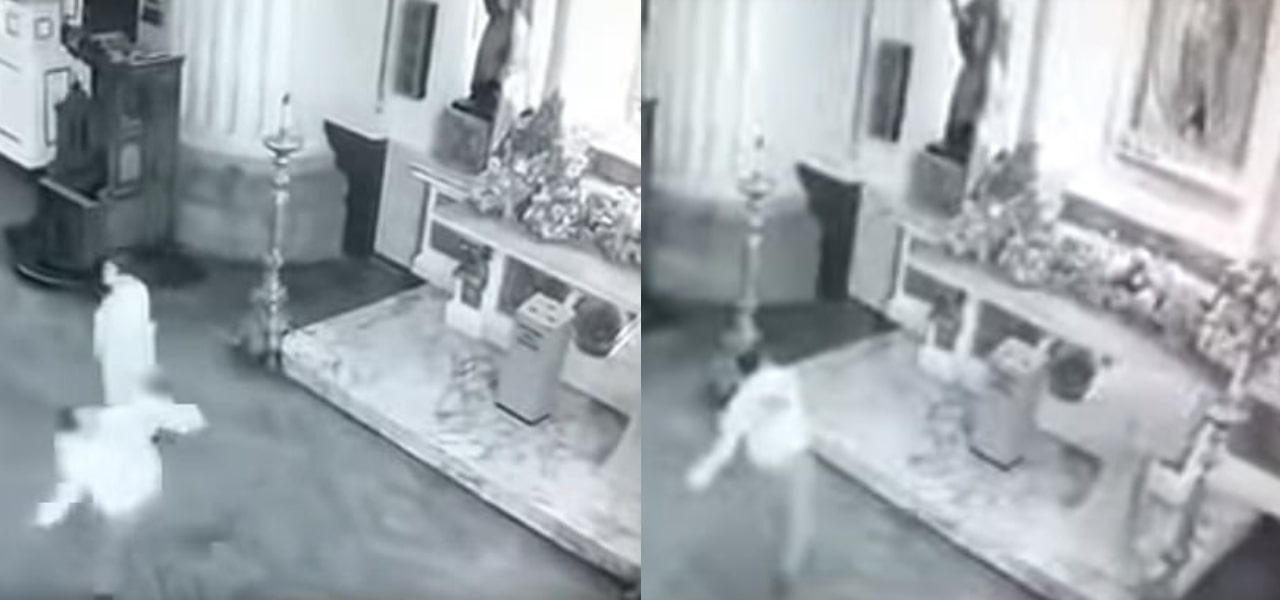 Man Destroys Shrine