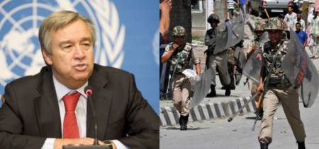 Antonio Guterres Kashmi