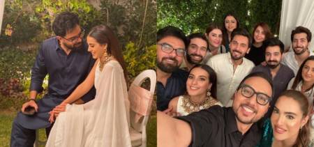 Iqra Aziz saree