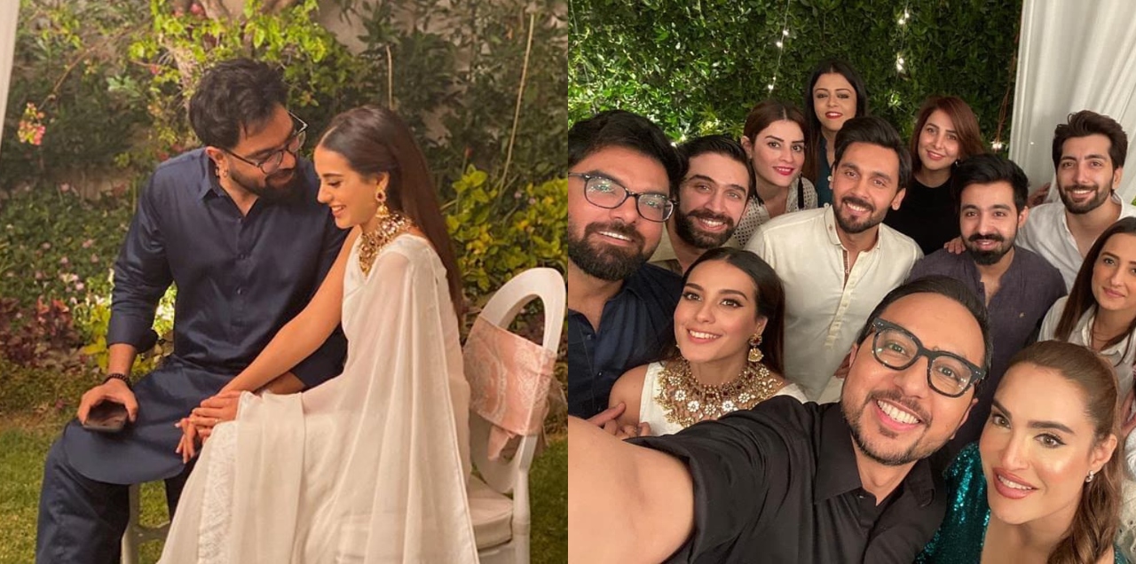 Iqra Aziz saree