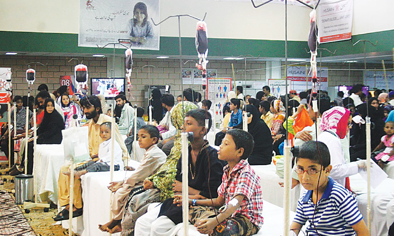 Thalassemia patients in Pakistan
