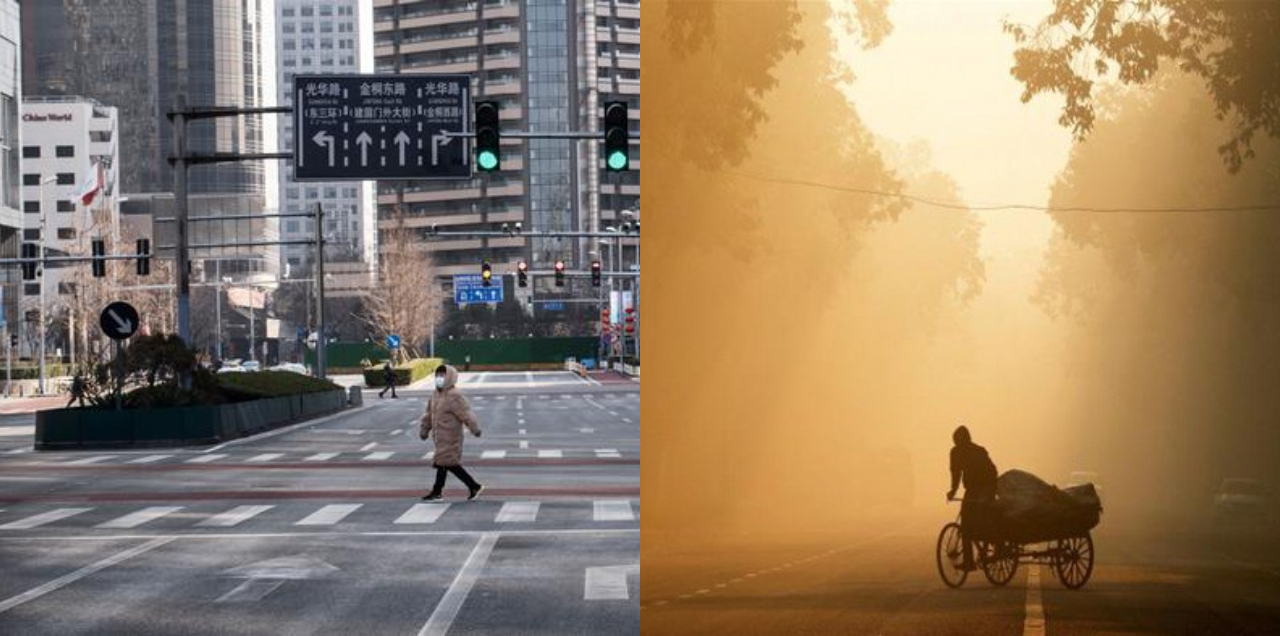 global pollution covid-19