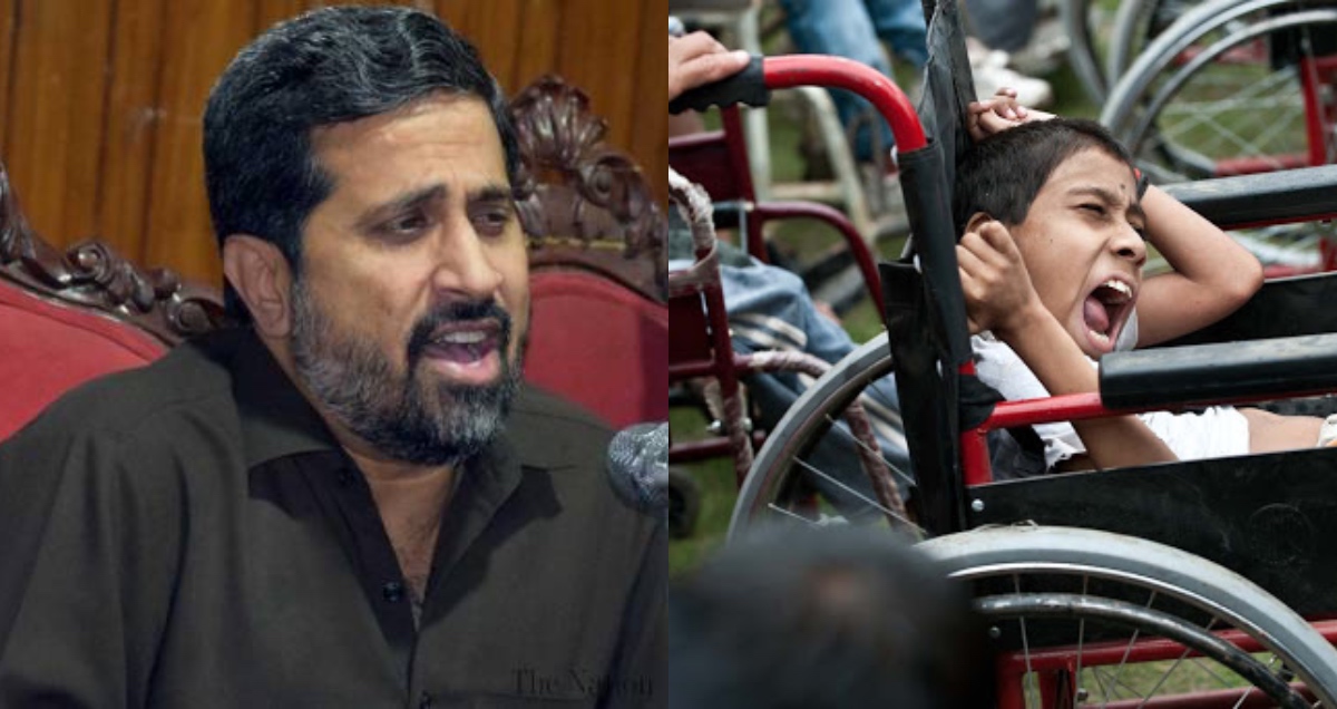 Fayyaz hassan on Disabled children
