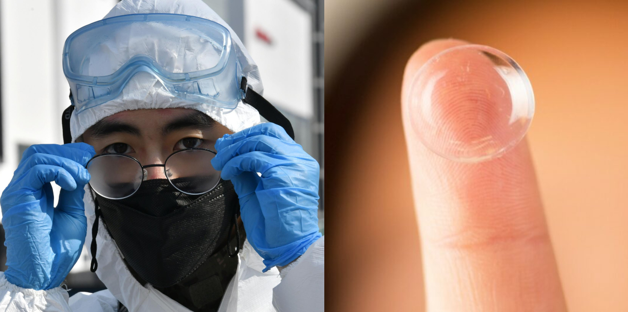 coronavirus glasses lenses