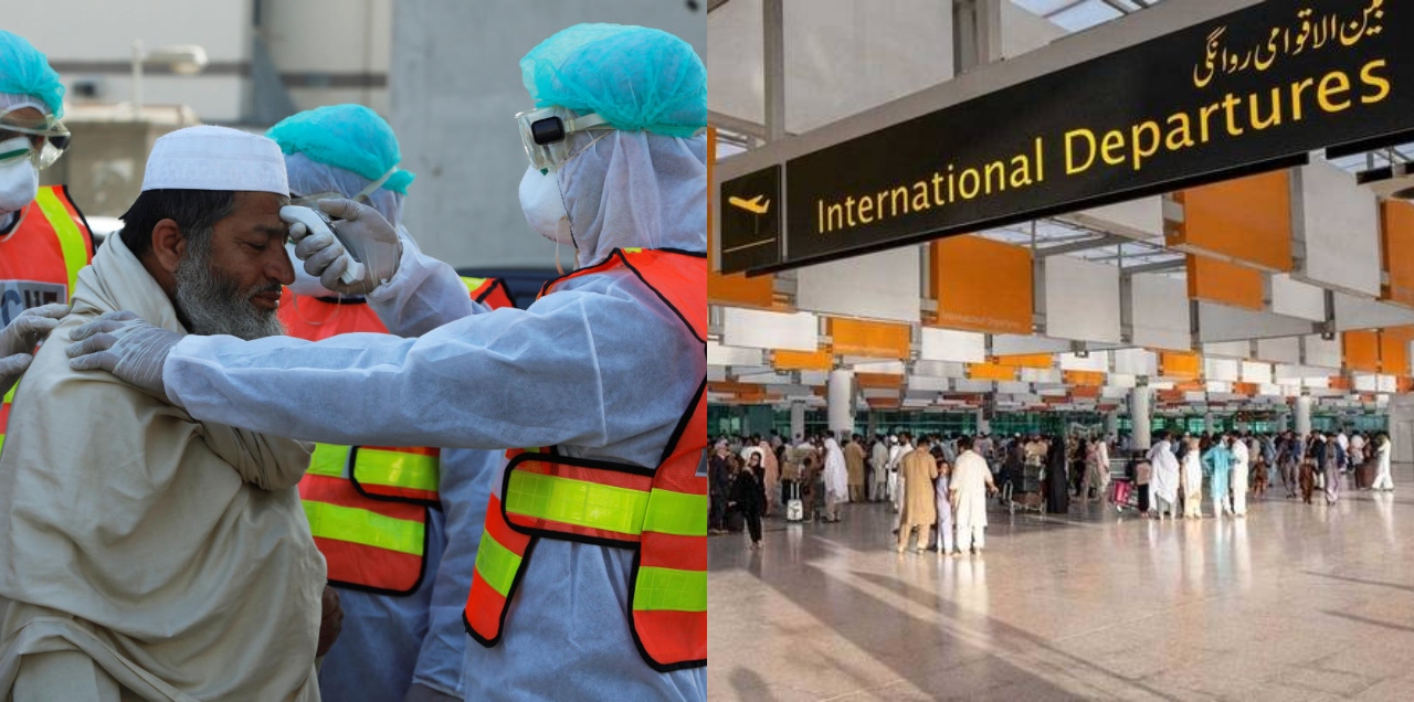 coronavirus pakistan halts international flights