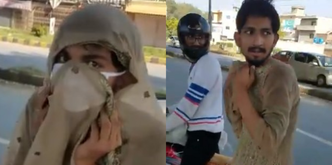 guy dresses like woman