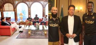 Imran Khan Meets Peshawar Zalmi