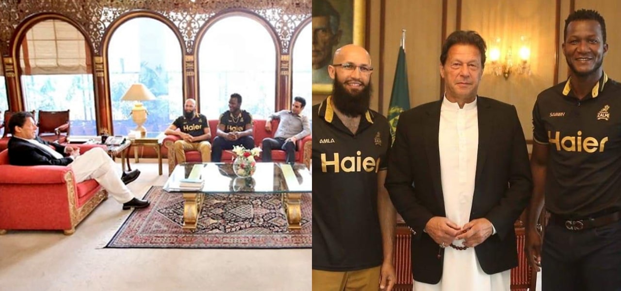 Imran Khan Meets Peshawar Zalmi