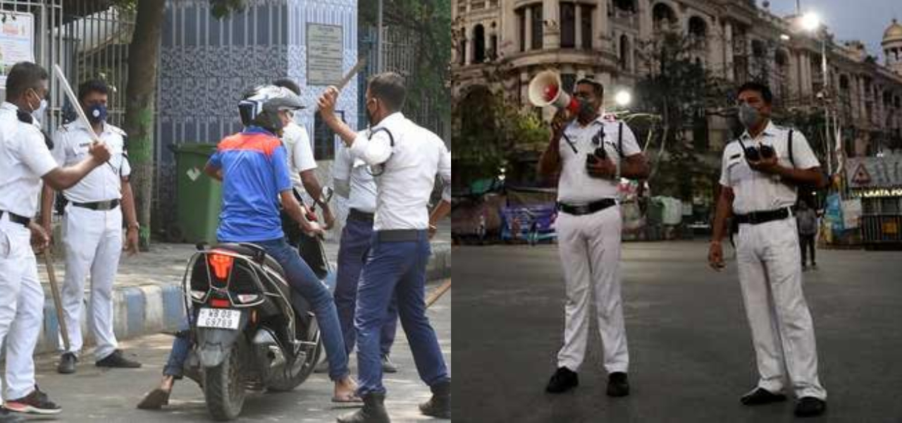 Indian Police Coronavirus Lockdown