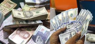 US dollar and pakistani rupee