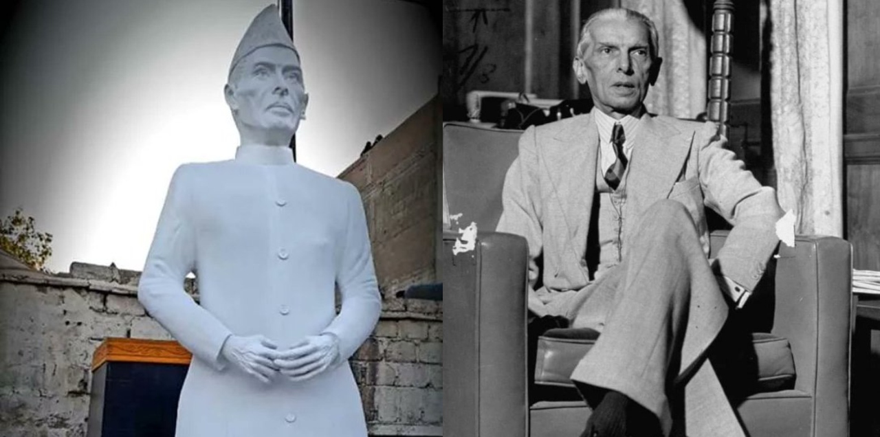 quaid e azam sculpture