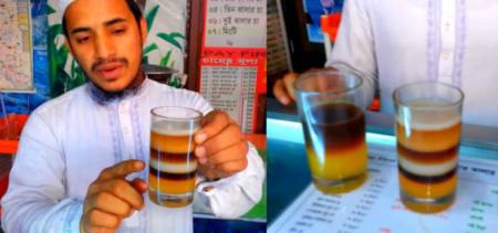 seven layer tea