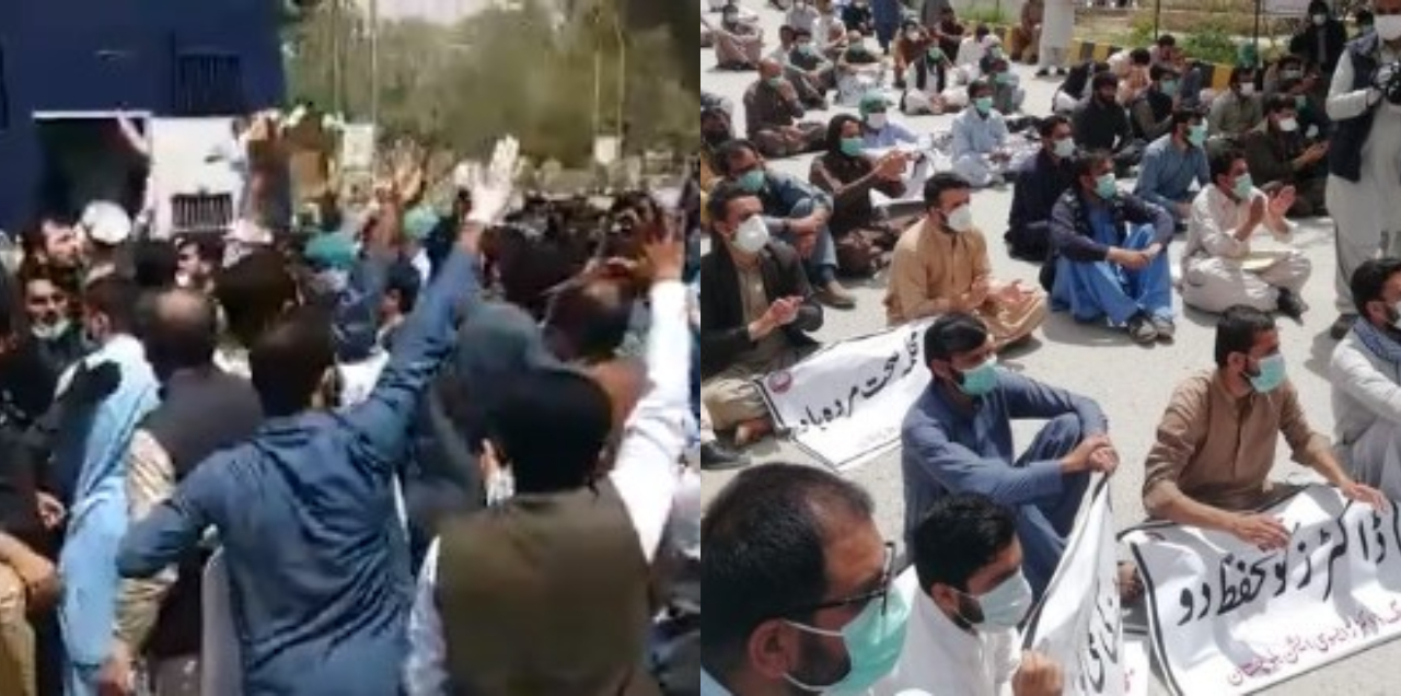 doctors protest quetta