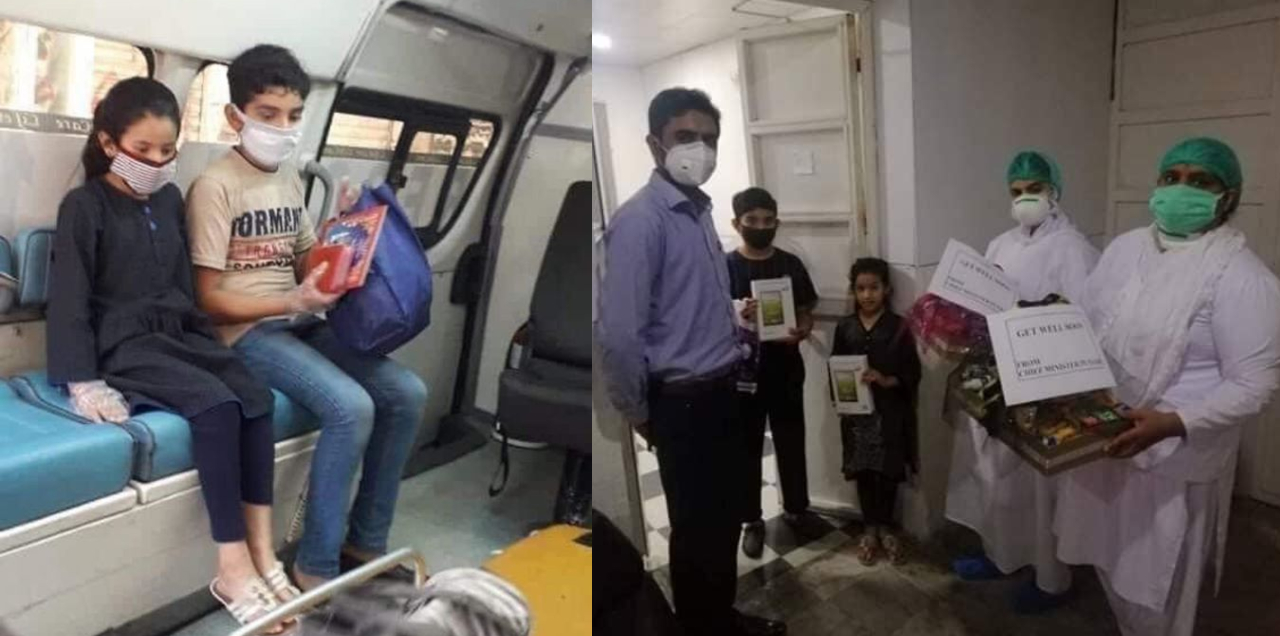 cm buzdar children coronavirus
