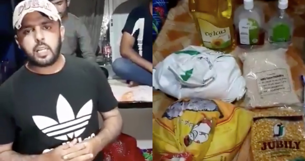 Government of Pakistan providing ration in Dubai