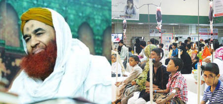 ilyas qadri donates blood