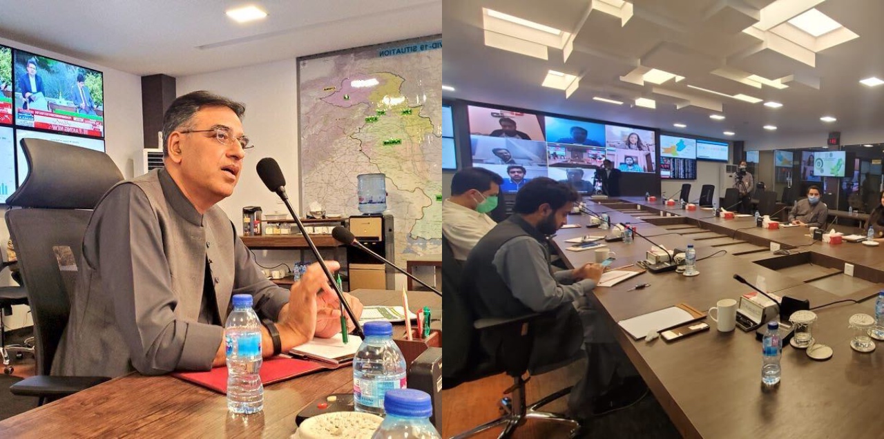 Asad Umar conference with digital media representatives