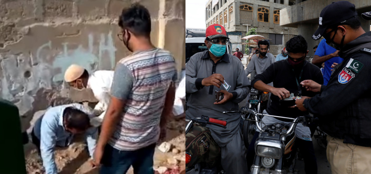 Karachiites Illegal Means Graveyards