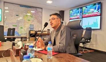Asad Umar conference with digital media representatives