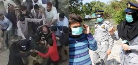 Public Retaliate To Lockdown By Karachi Police 