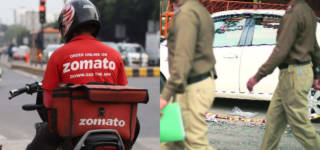 Delivery Boy Indian Families Quarantine