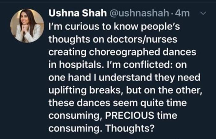 Ushna Shah tweet