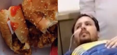 Human Finger Derived From A Zinger Burger In Kasur