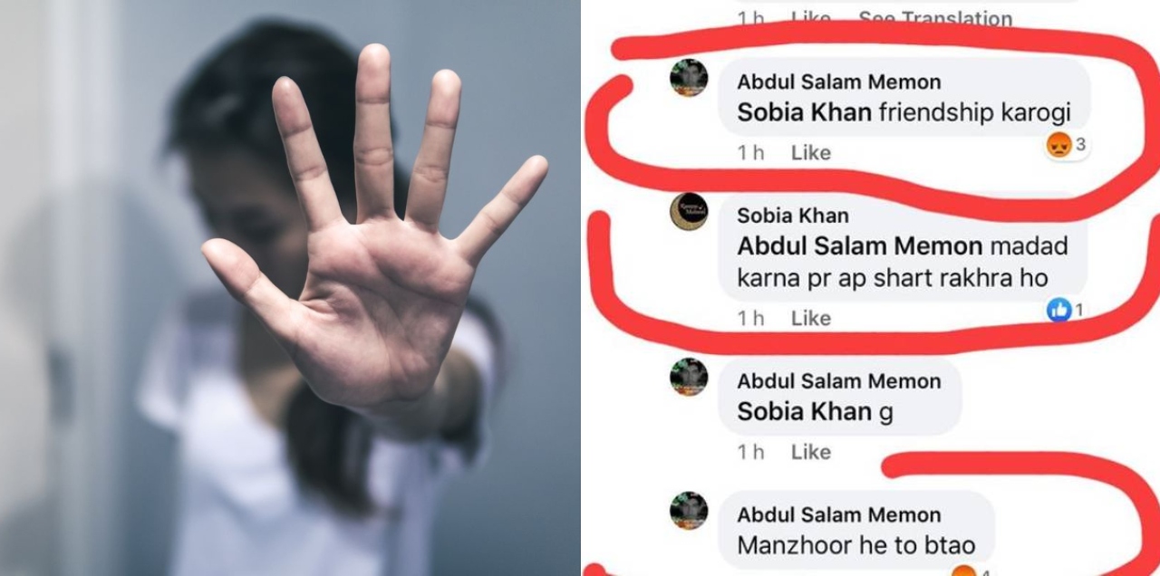 Disgusting Man Shamelessly Harasses A Needy Girl on Facebook