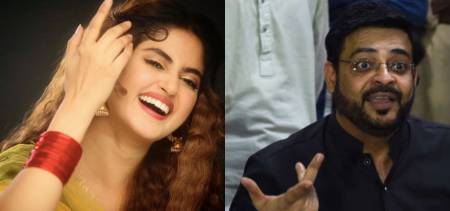 sajal aly mimic Aamir liaquat