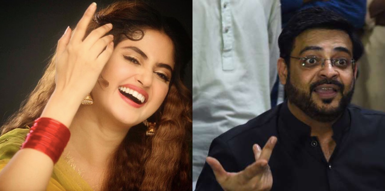 sajal aly mimic Aamir liaquat