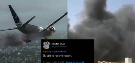 Indians about plane crash