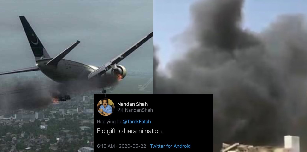 Indians about plane crash