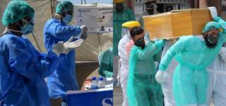 Doctors in Pakistan during coronavirus