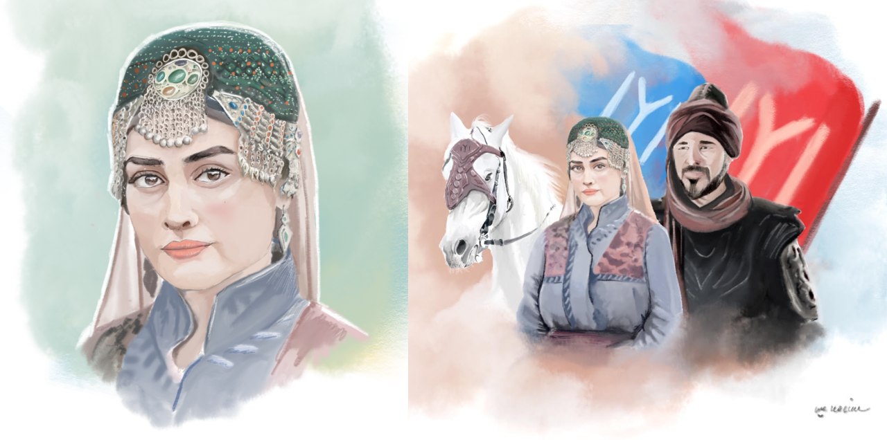 Ertugrul digital painting