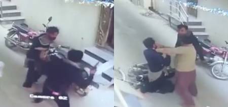Man Beats Street Criminal Snatching Attempt