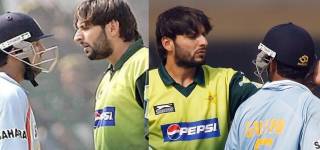 afridi and gautam gambhir