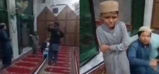 imam mosque beating kids