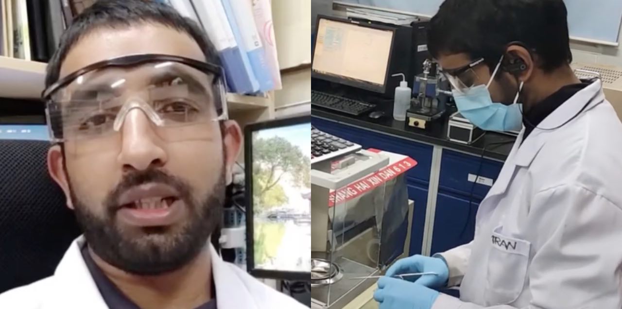 Pakistani student battery