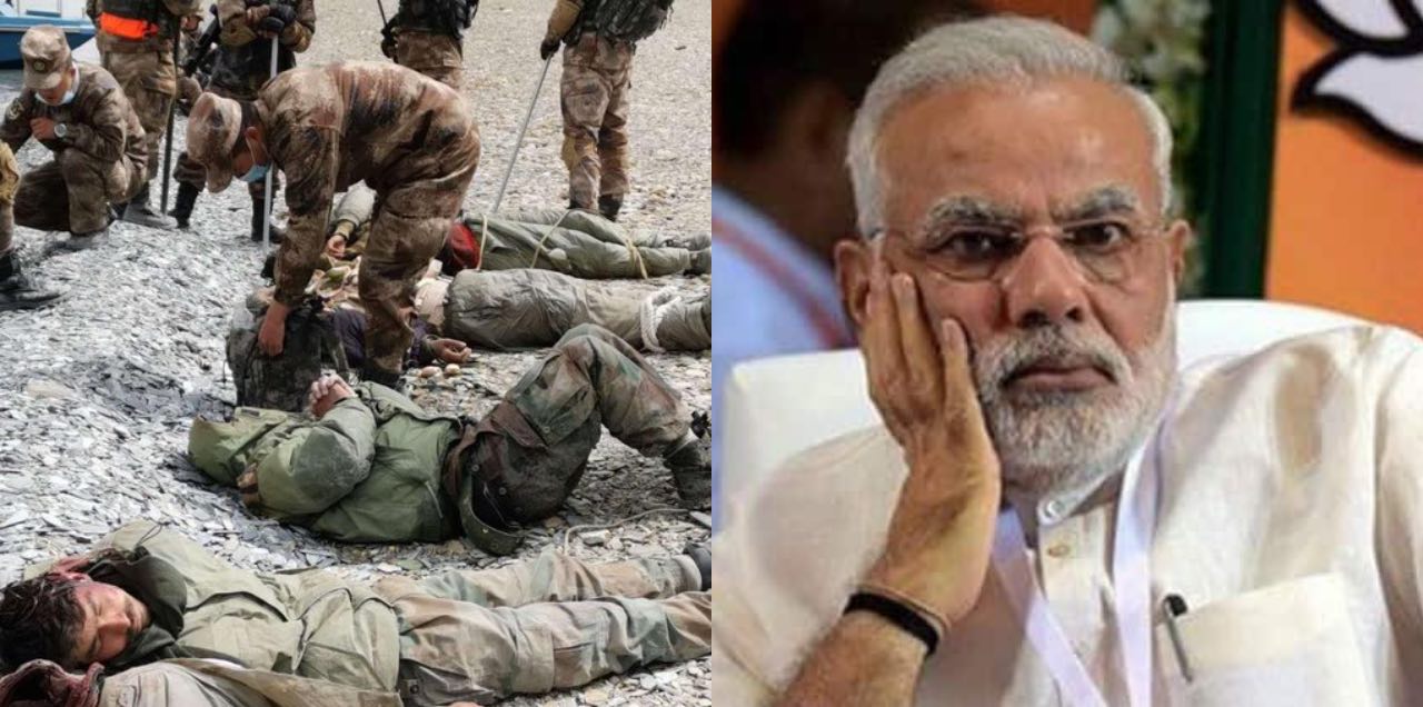 Modi silent on china