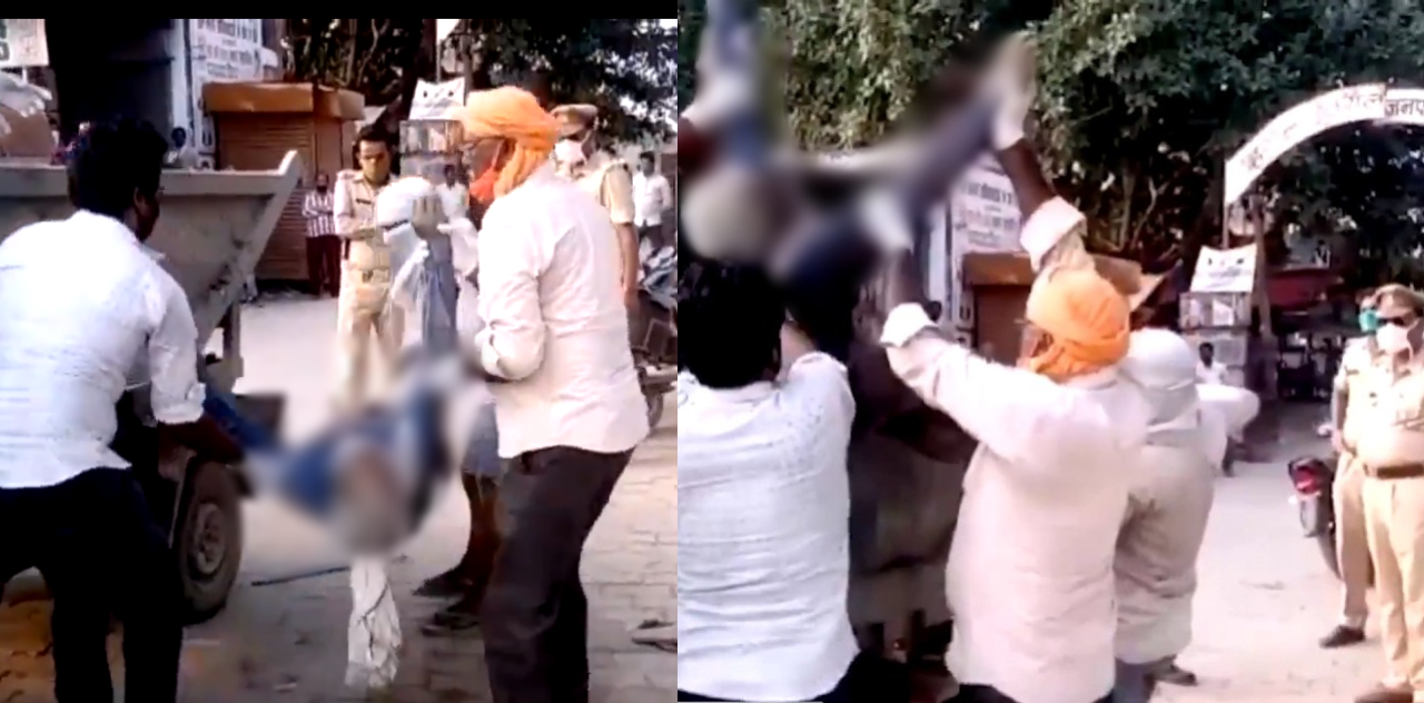 WATCH: Municipal Workers In India Dump Dead Muslim Man's Body In Garbage Van