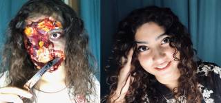 young SFX makeup artist Pakistan
