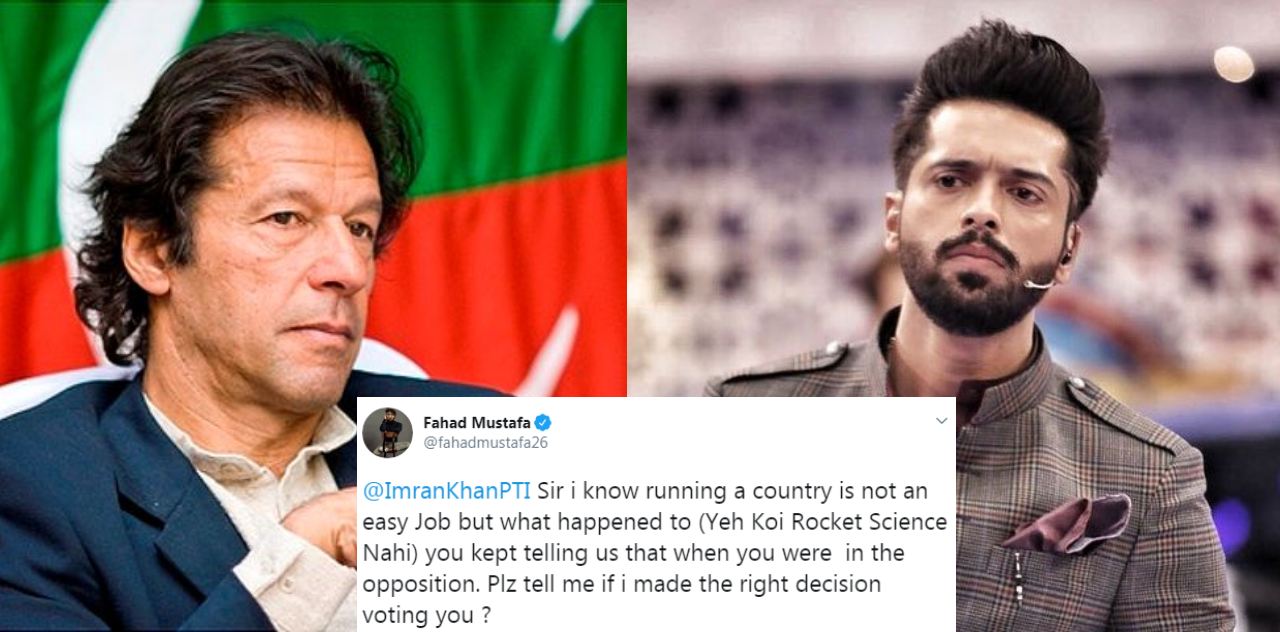 Celebrities Now Questioning If Voting For PM Imran Khan Was 'The Right Choice'