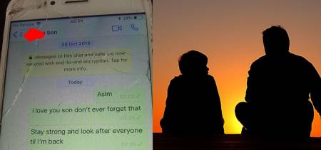 Son Shares Father's Heartbreaking Messages Moments Before His Death