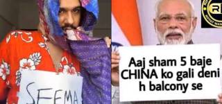 modi surrenders to china