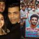 sushant singh, alia bhatt and karan johar